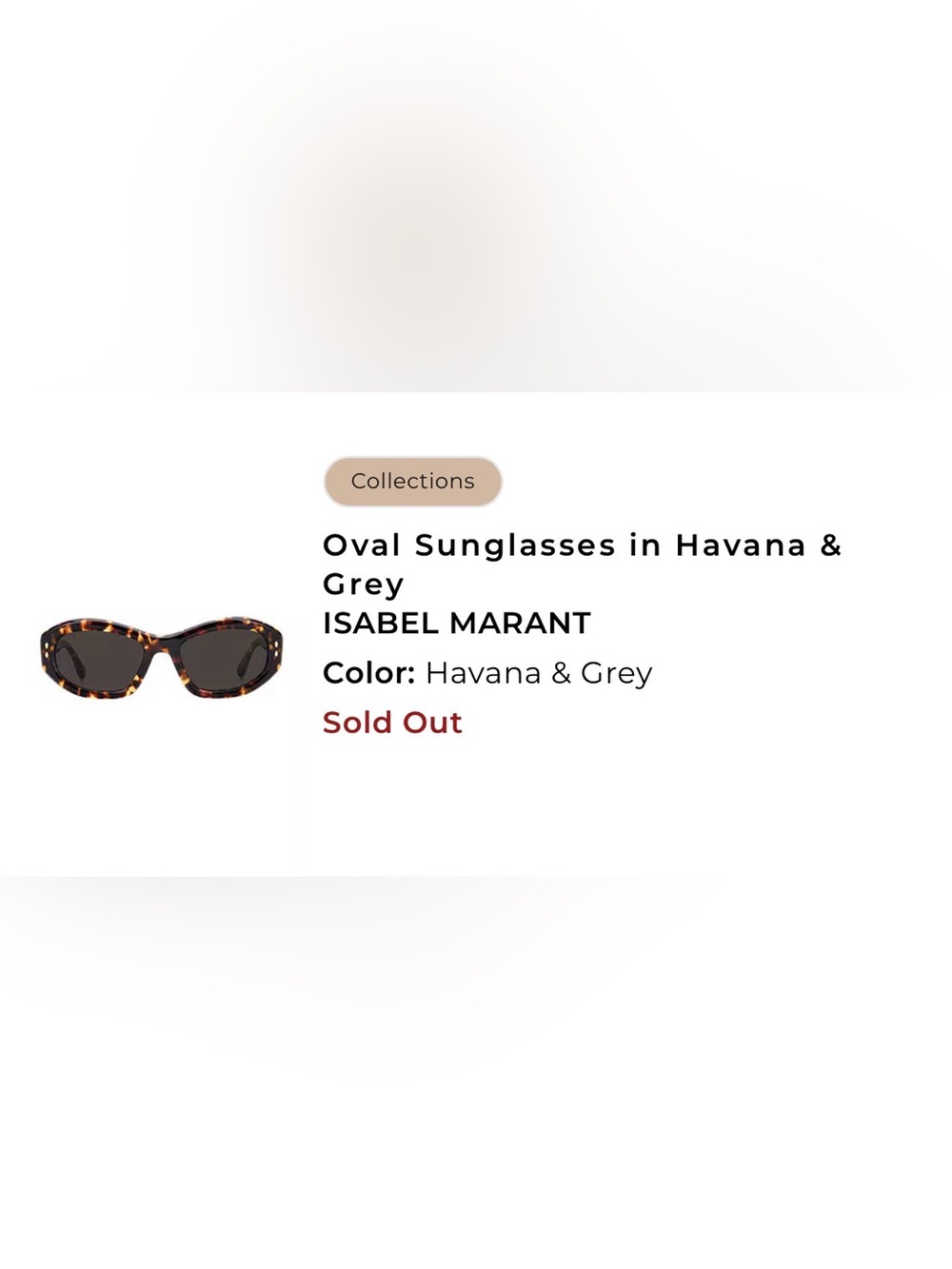 New Isabel Marant sunglasses perfect condition with case.